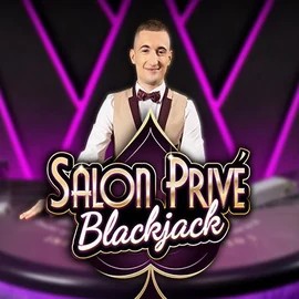 Blackjack Salon Privé slot logo by Ezugi at Spinsino Casino