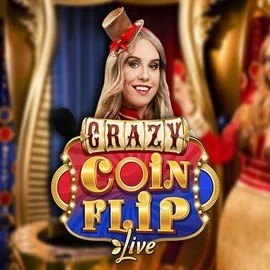 Crazy Coin Flip game by Evolution – logo hosted on Spinsino Casino