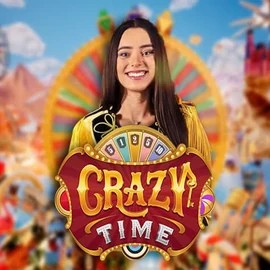 Crazy Time logo by Evolution Spinsino Casino