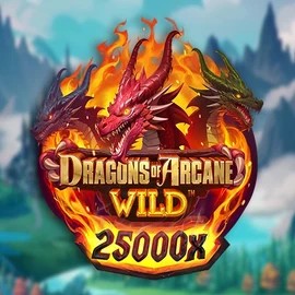 Dragons of Arcane Wild logo by Foxium Spinsino Casino