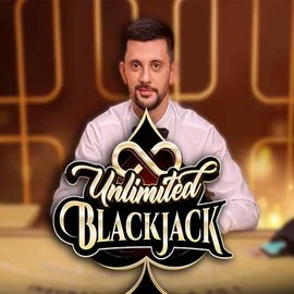 Unlimited Blackjack slot icon by Ezugi, available at Spinsino Casino